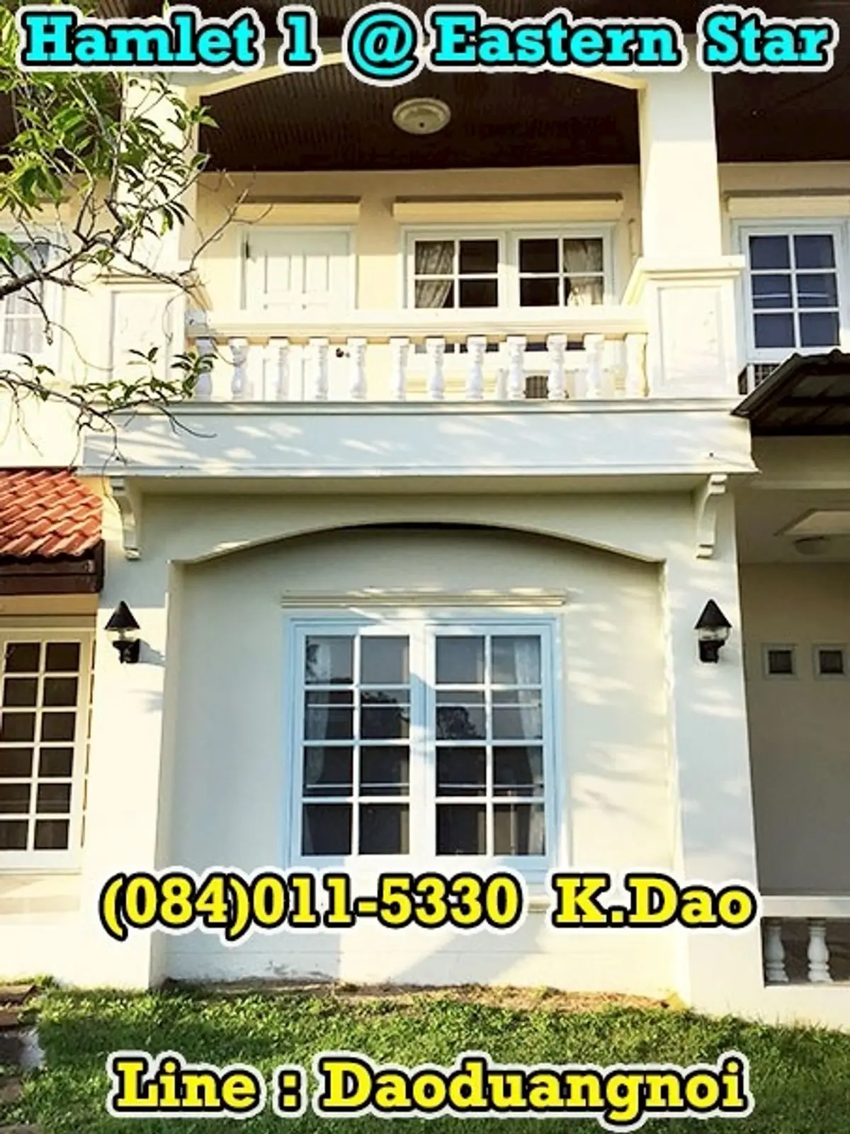 #Hamlet 1 @Eastern Star Golf Course, Ban Chang *** Corner House for Rent *** 2