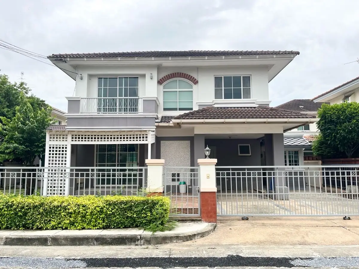 ให้เช่าบ้านเดี่ยว มัณฑนา ราชพฤกษ์ 72 ตร.ว  /3 ห้องนอน 3ห้องน้ำ พร้อมเฟอร์ฯ ครบ 32,000 บ./ด.