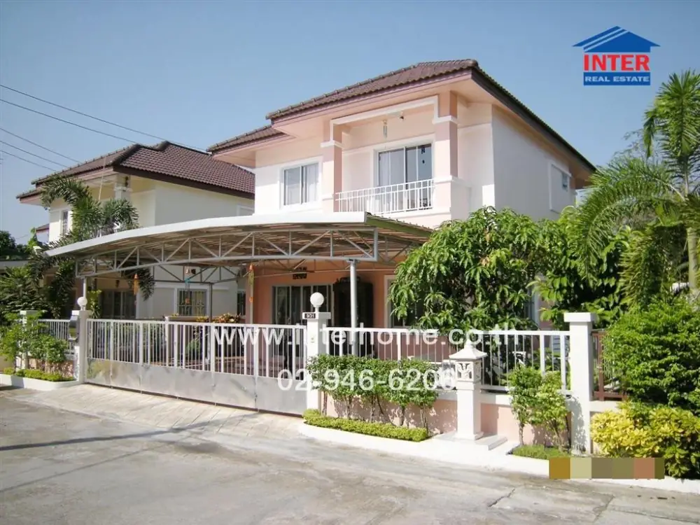 บ้านเดี่ยว 2 ชั้น 50 ตร.ว. หมู่บ้านจามจุรี พาร์ค สุขาภิบาล5 ซอยสุขาภิบาล5 ซอย5 แยก10 ถนนสุขาภิบาล5 ถนนวัชรพล เขตบางเขน กรุงเทพมหานคร
