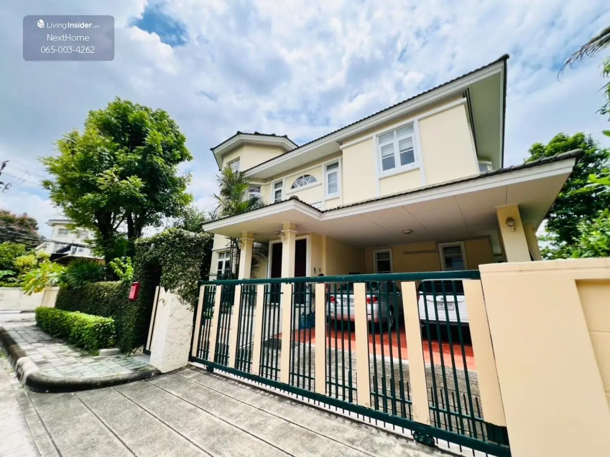 🔥ให้เช่าด่วน🔥โกลเด้น นครา อ่อนนุช 65 4ห้องนอน มีสวนลานกว้าง เฟอร์นิเจอร์ครบพร้อมเข้าอยู่