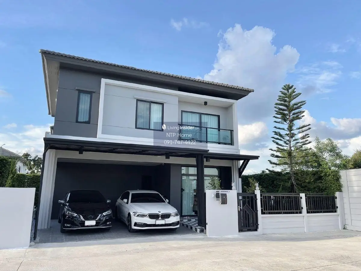 🏡🔥 ให้เช่าบ้านเดี่ยวหลังมุม ใกล้ Fashion Island ใกล้ทางด่วน เดินทางเข้าเมืองสู่พระราม9 และลาดพร้าวสะดวกมาก  Small pet friendly 🐶🐱 หมู่บ้านแกรนด์ บริทาเนีย วงแหวน-รามอินทรา
