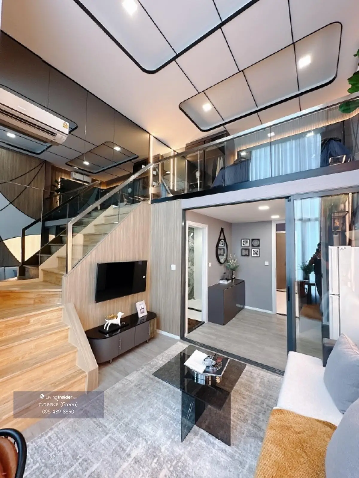 𝗠𝗢𝗗𝗜𝗭 𝗥𝗛𝗬𝗠𝗘 โมดิช ราม ห้อง 2 ชั้นDuplex ขายขาดทุน ผ่อนสบายๆ 11,000/เดือน ติดต่อด่วน 095-489-8890 ธรรศพงศ์