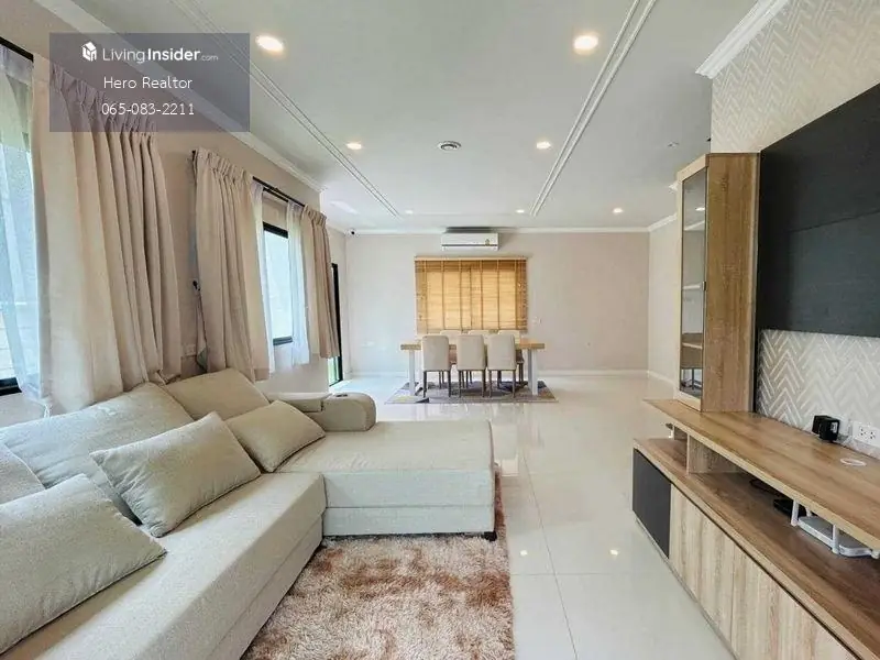 For Rent Bangkok Single House Grand Britania Wongwaen-Ramintra Kanchanaphisek Khlong Sam Wa BRE20292
