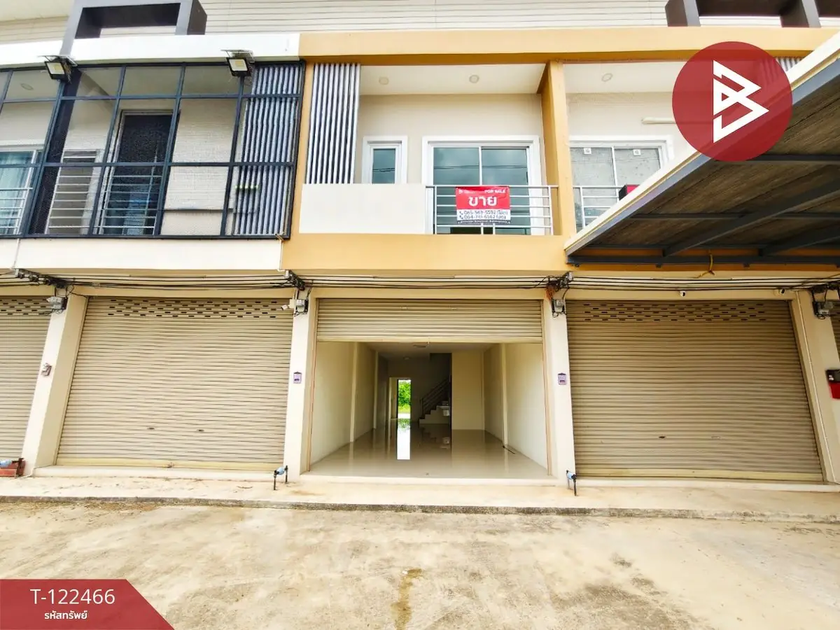 ขายอาคารพาณิชย์ 2 ชั้น ต.บางแพ จ.ราชบุรี ติดถนน ทำเลค้าขาย