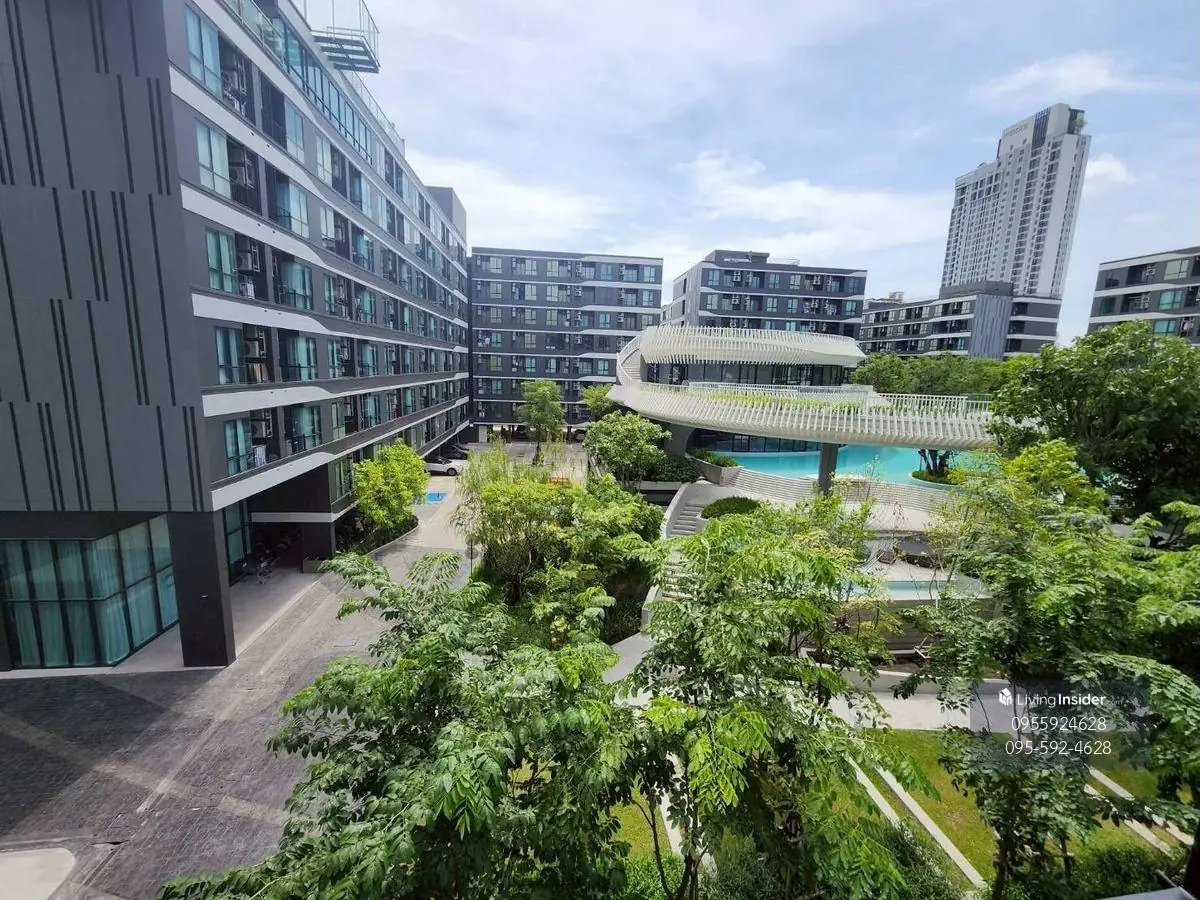 🏡 ให้เช่า Kave AVA💖 ตึก B ชั้น 4 | 27 ตร.ม. ✨ วิวสระสวย บิ้วอินครบ 2