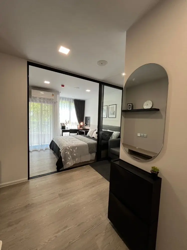 ให้เช่าKave Town colony ใกล้ม.กรุงเทพ ตึก B ชั้น 1 วิวสระ ห้องใหม่ เฟอร์ครบ 1 Bedroom 3
