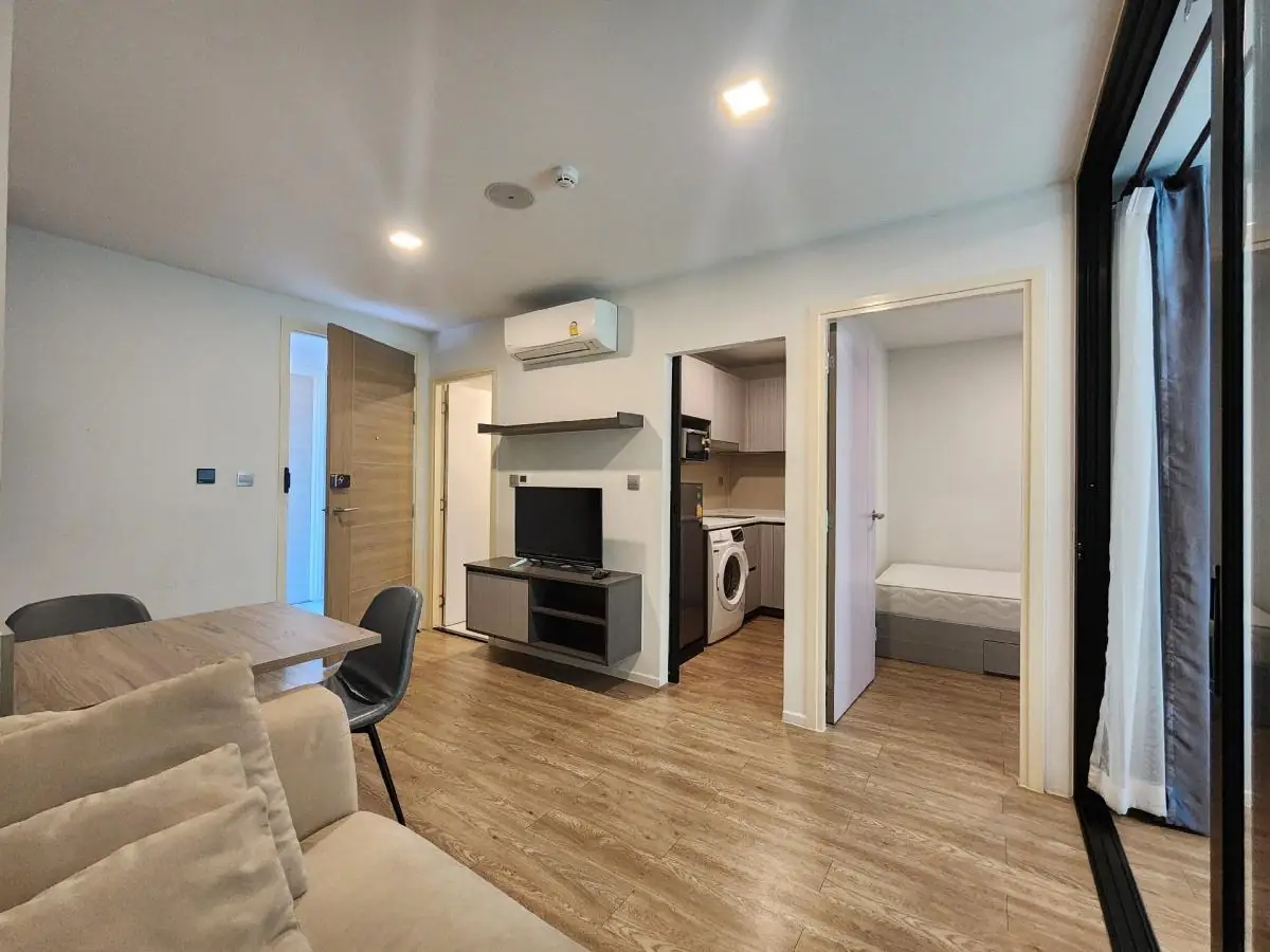 For Rent 🍀 Atmoz Ladprao 15 (คอนโด Low Rise) ชั้น 2 ห้องมุม ทิศใต้ (ไม่มีรอยแตกจากแผ่นดินไหว) 😎ใกล้รถไฟฟ้า Interchange สายสีเหลือง และสีน้ำเงิน MRT สถานีลาดพร้าว ❌️(Not Co-broke)🚫 2