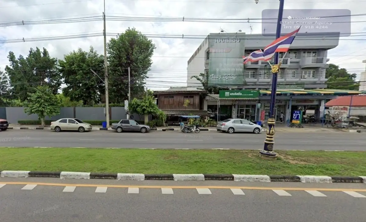 88642 - ขายที่ดินพร้อมสิ่งปลูกสร้าง 44 ตรว. ติดถนนใหญ่ 6 เลน ถนนแสงชูโต กาญจนบุรี