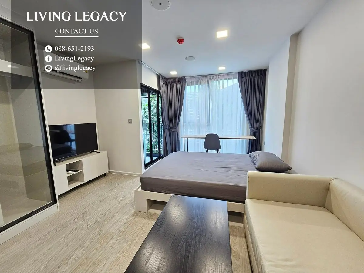 SGAVH4 ให้เช่าคอนโด Atmoz Oasis Onnut 24 ตร.ม. ชั้น 2 ตึก E line id : @livinglegacy