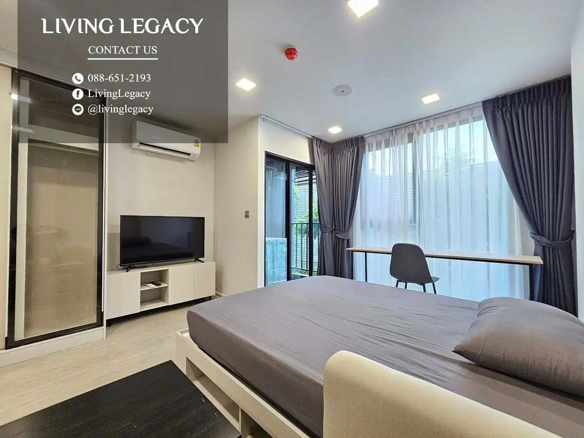 SGAVH4 ให้เช่าคอนโด Atmoz Oasis Onnut 24 ตร.ม. ชั้น 2 ตึก E line id : @livinglegacy 3