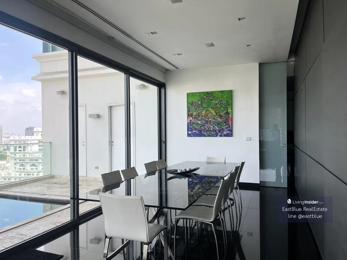 Rare to find! extra large size 3 bedrooms in heart of Phromphong area, high floor, clear view, fully furnished with private swimming pool 2