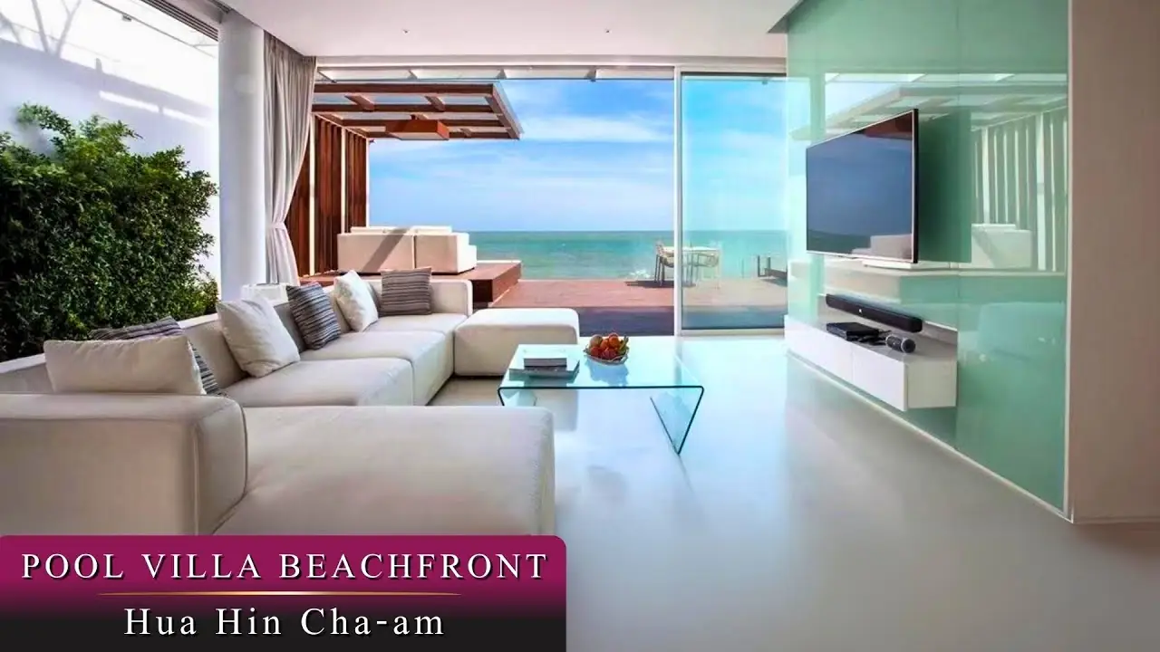 Luxury Pool Villa Beachfront Hua Hin Cha-am for sale ขายบ้านติดทะเลหัวหิน ชะอำ 3