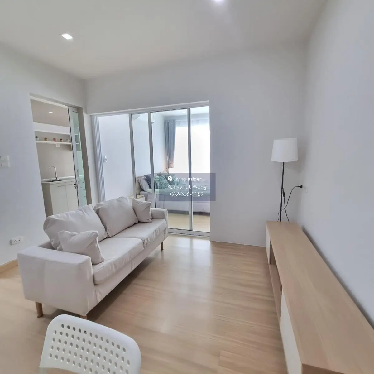 happy condo 35sqm. ห้องสวยใหม่ เช่าเพียง10,000 line paolin1
