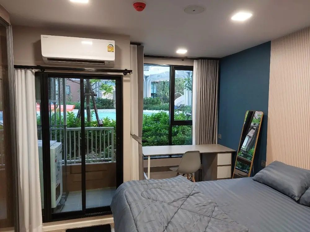 [ให้เช่า] ให้เช่าKave Town colony ห้องสวย พร้อมอยู่ เฟอร์ครบ เหมือนอยู๋ รีสอร์ทห้อง 1 Bedroom  ขนาด 25.20 ตรม