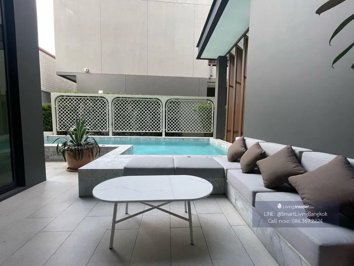 📢👇บ้านหรู 3 ชั้น พร้อมลิฟท์และสระว่ายน้ำส่วนตัว สงบ เงียบ เดินทางสะดวกใกล้จุดขึ้นลงทางด่วน (ภาพบ้านตัวอย่าง) 3