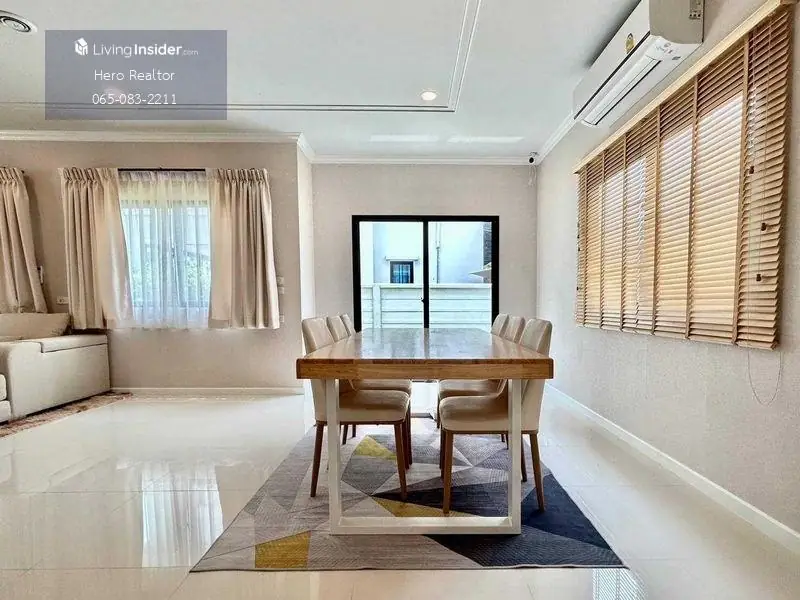 For Rent Bangkok Single House Grand Britania Wongwaen-Ramintra Kanchanaphisek Khlong Sam Wa BRE20292 2