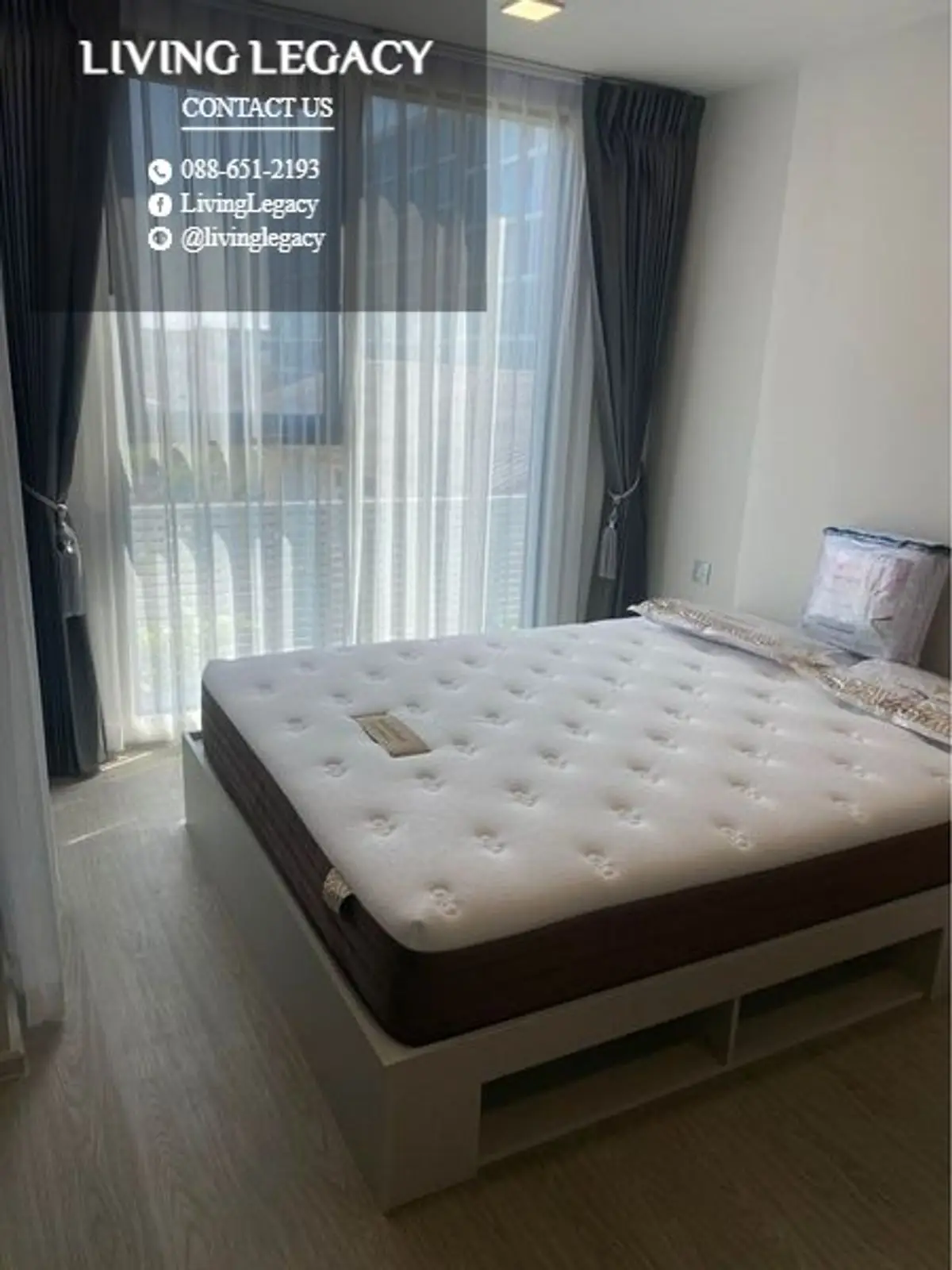 SNW88S ให้เช่าคอนโด Atmoz Oasis Onnut 24 ตร.ม. ชั้น 3 ตึก E line id : @livinglegacy 2