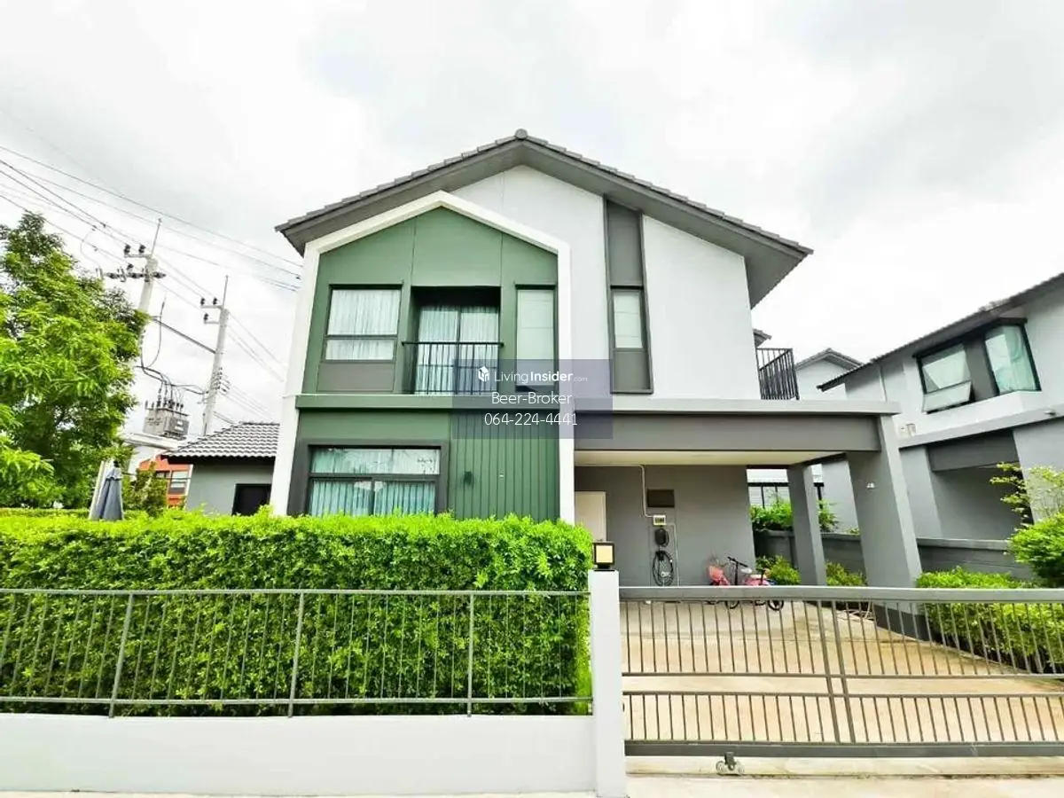 บ้านเดี่ยว 4ห้องนอน มีห้องชั้น1 แต่งสวย เฟอร์ครบ ถนนบางกรวย-ไทรน้อย 2