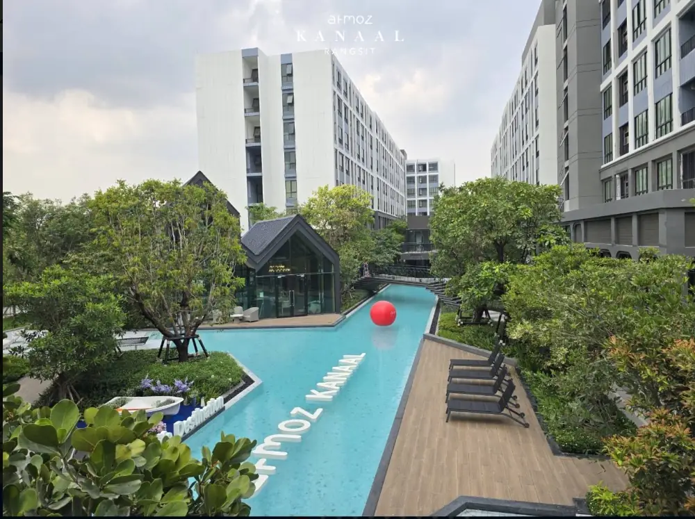 Atmoz Kanaal Rangsit ห้องมือหนึ่ง ราคาตรงจากโครงการ