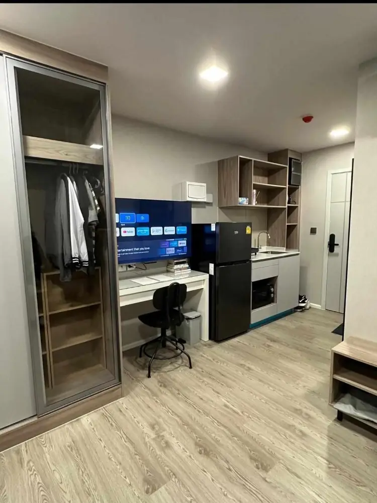 ให้เช่า Kave Town colony ห้อง Studio ขนาด 22.80 ตรม เฟอร์ครบ พร้อมอยู่ ตึก B ชั้น 6