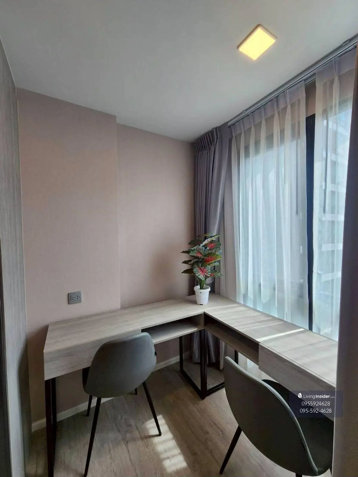 🏡 ให้เช่า Kave AVA💖 ตึก B ชั้น 4 | 27 ตร.ม. ✨ วิวสระสวย บิ้วอินครบ 3