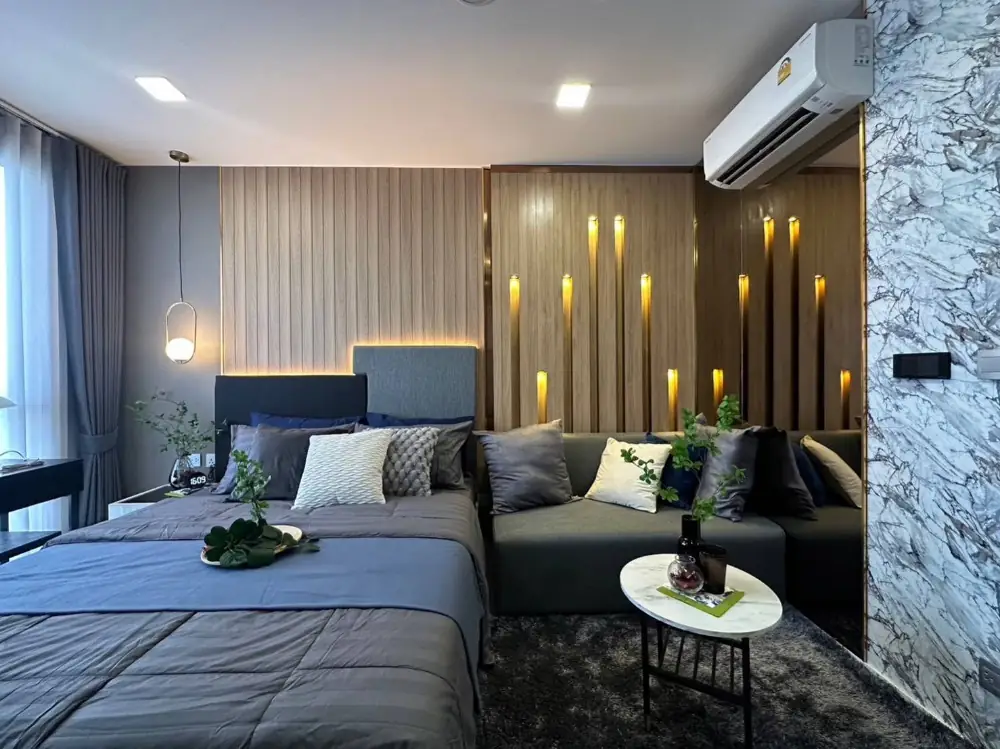 ขาย Modiz Launch คอนโดติดรั้วมธ. แต่งสวย ชั้น26 ชั้นสูง Studio ขนาด 23ตร.ม.