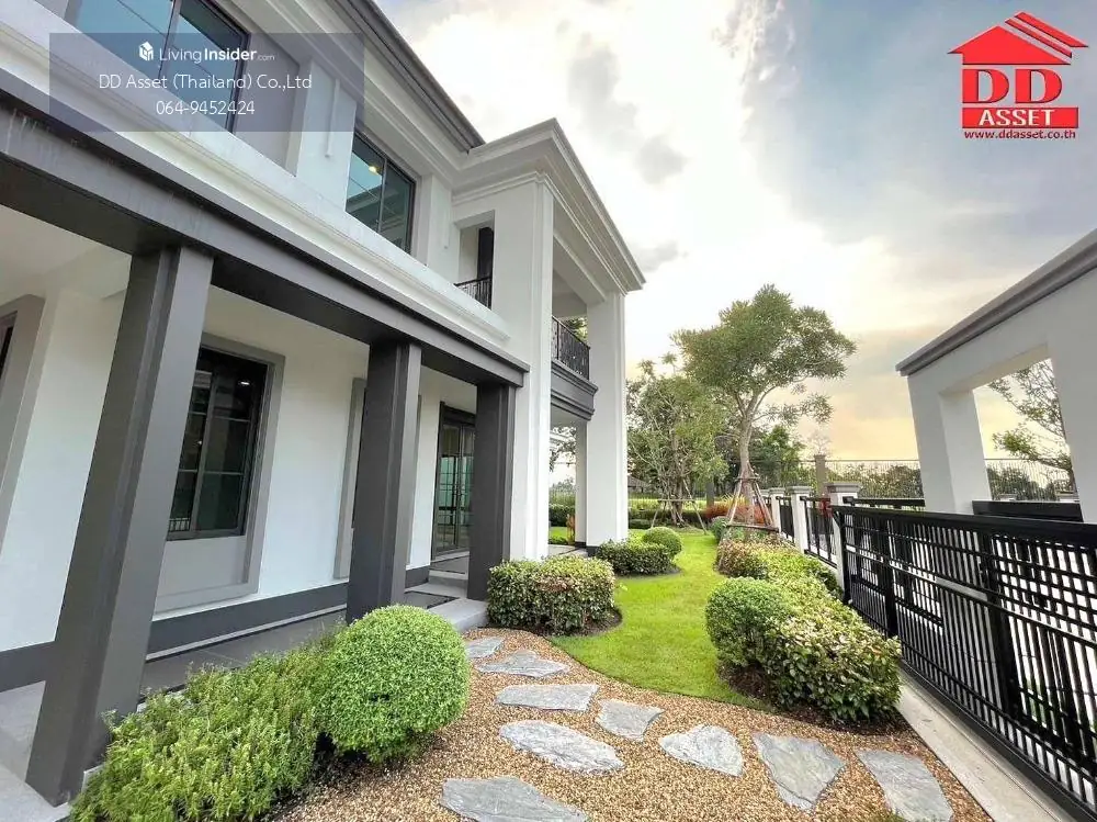 ขาย บ้านเดี่ยว โครงการ เศรษฐสิริ กรุงเทพ-ปทุมธานี (Setthasiri Krungthep-Pathumthani) บ้านหลังมุม วิว สนามกอล์ฟฟลอร่าวิลล์ รหัส H8070 2