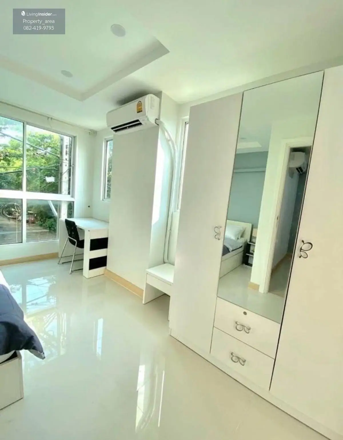 ให้เช่า Happy Condo Ladprao 101 (2ห้องนอน2ห้องนำ้) ชั้น : 2 ตึก/อาคาร : H ขนาดห้อง : 63 ตร.ม. ราคา : 17,000 บาท สถานที่ใกล้เคียง : ใกล้รถไฟฟ้าสายสีเหลือง สถานีลาดพร้าว101 3