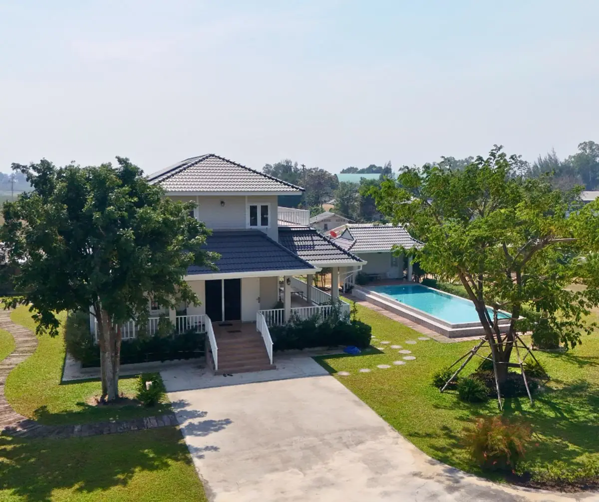 Pool Villa เรียบหรูใกล้หาดบางเก่า มุมลับชะอำ ห่างชายหาดเพียง 400 ม.