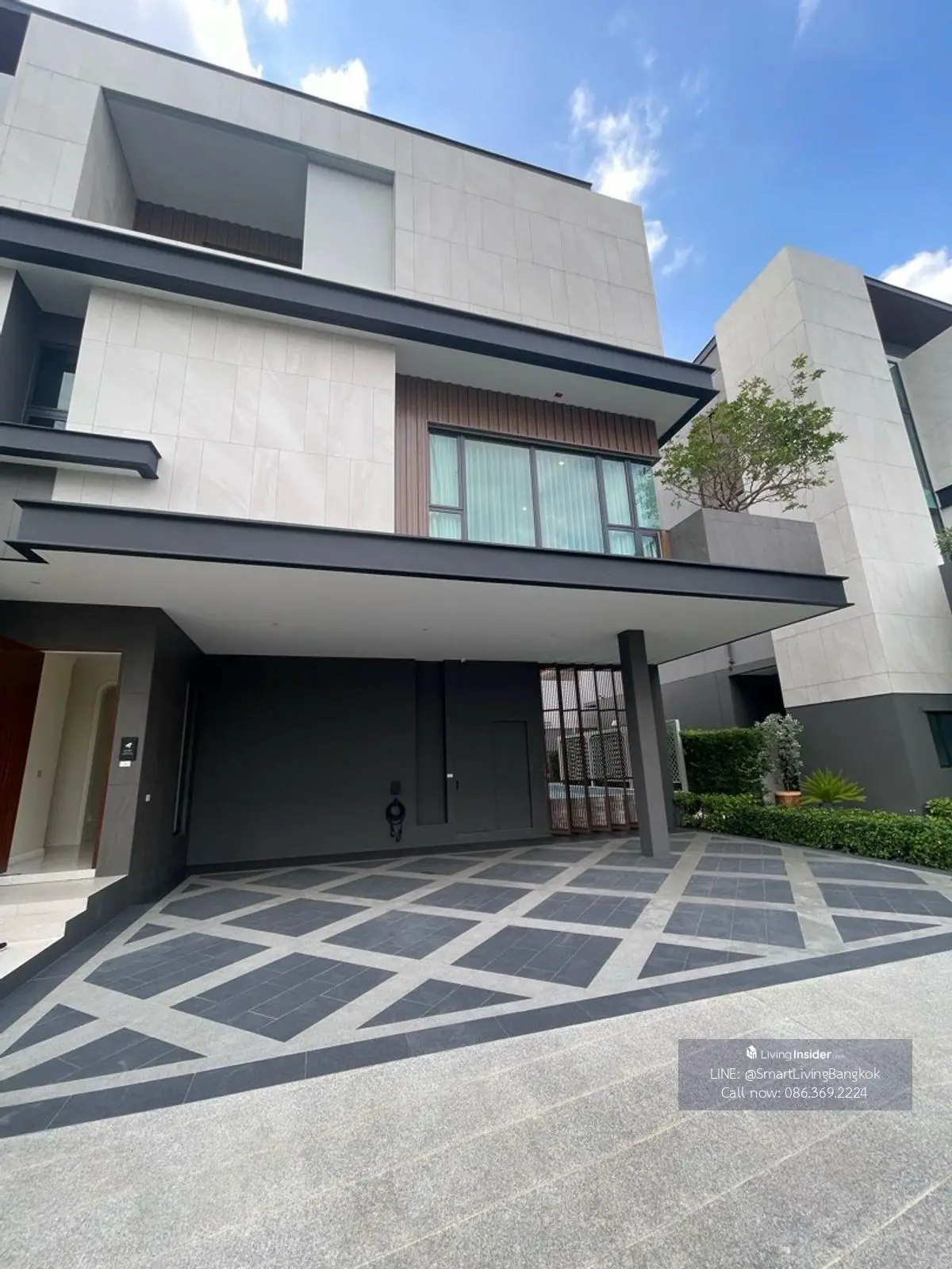 📢👇บ้านหรู 3 ชั้น พร้อมลิฟท์และสระว่ายน้ำส่วนตัว สงบ เงียบ เดินทางสะดวกใกล้จุดขึ้นลงทางด่วน (ภาพบ้านตัวอย่าง)