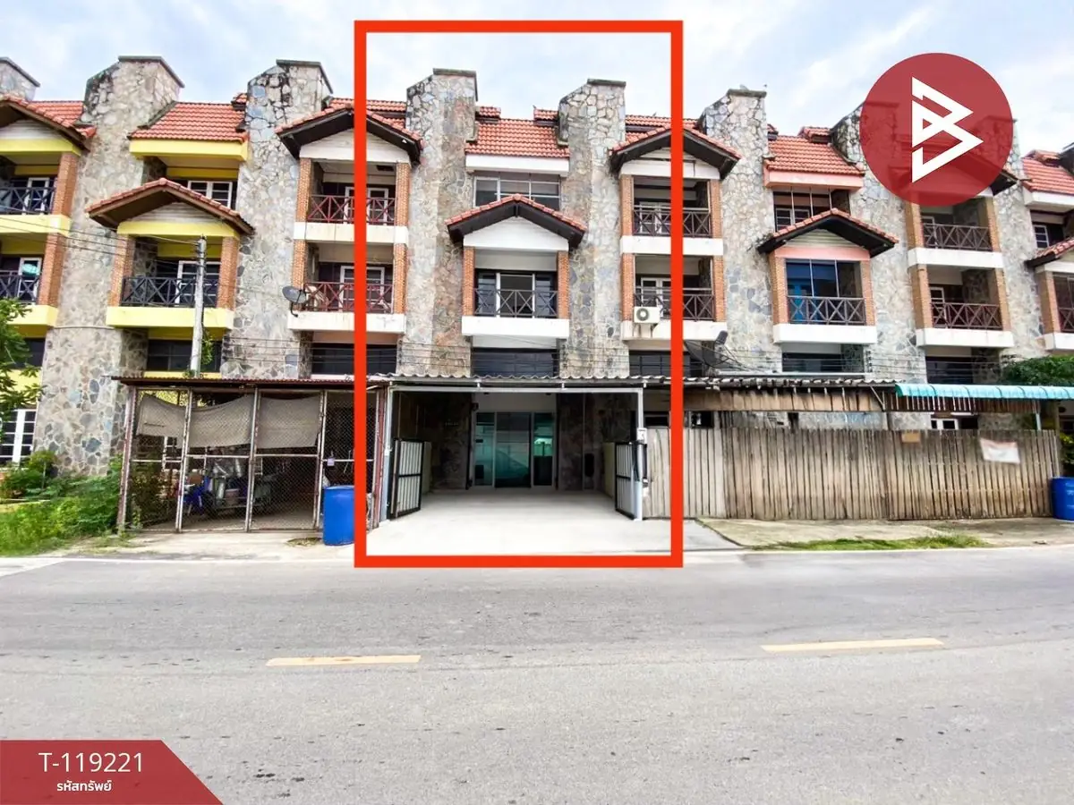 ขายอาคารพาณิชย์ 3 ชั้น เนื้อที่ 17 ตร.วา บางแพ ราชบุรี